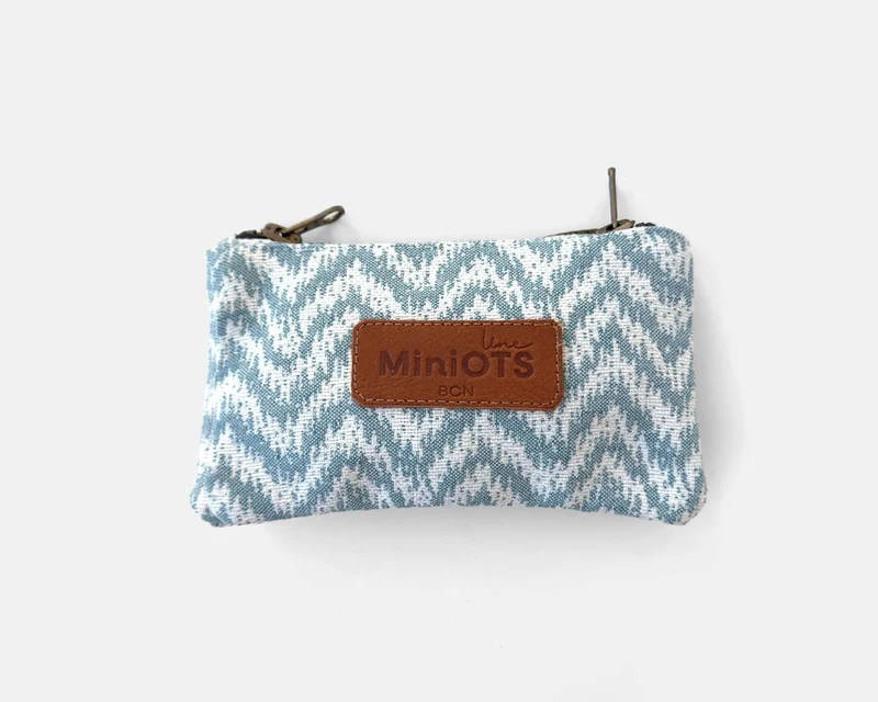 Monedero pequeño MINIOTS étnico azul