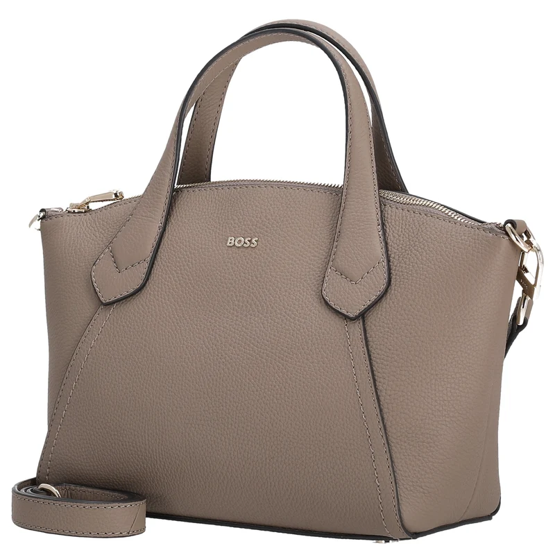 BOSS Lenah Zip Tote - Bolso de mano S 24 cm (brown overflow)