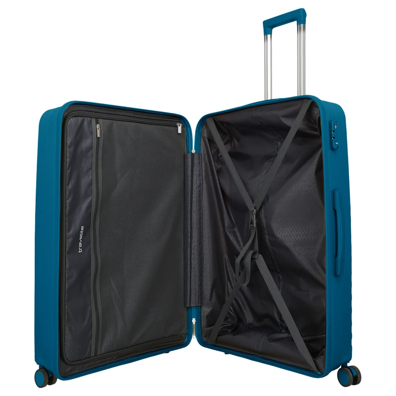 Travelite Pacific - Set de trolley con 4 ruedas 3 piezas (petrol)