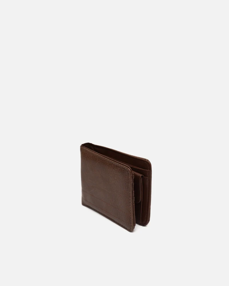 Saulo cartera con compartimento para billete, tarjetas y monedas