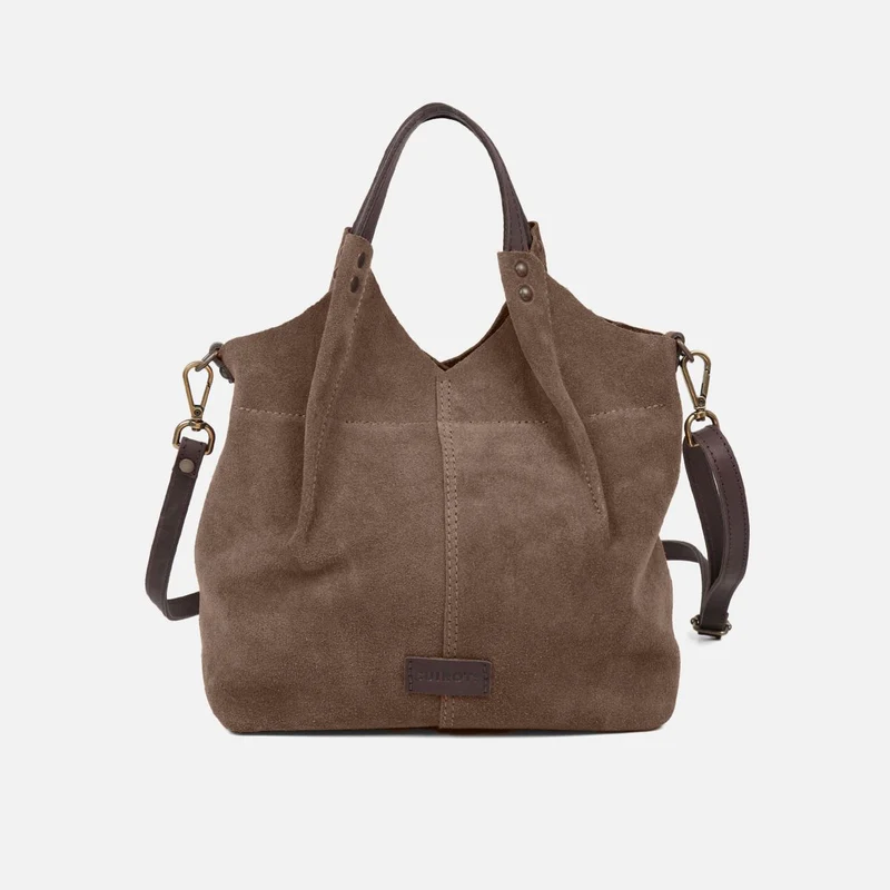 Bolso de mano y bandolera Zoe de serraje CUIROTS