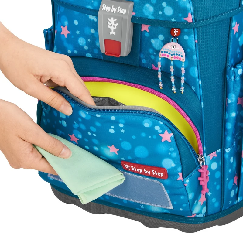 Step by Step Cloud - Set de mochila escolar 5 pzas. (Dolphin Azura)