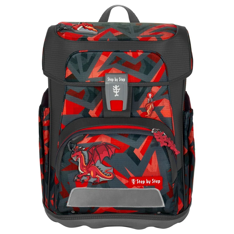 Step by Step Cloud - Set de mochila escolar 5 piezas (Dragon Firo)