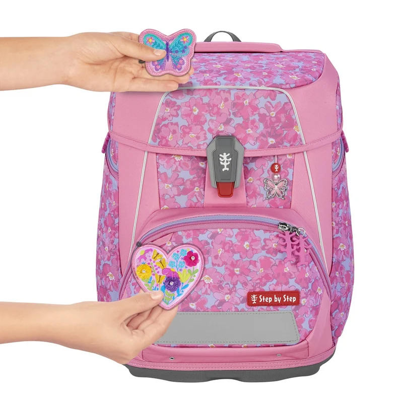 Step by Step Space - Set de mochila escolar 5 piezas (Heart Luma)