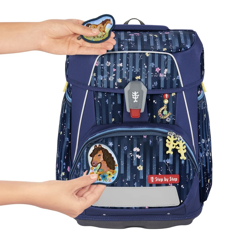 Step by Step Space - Set de mochila escolar 5 piezas (Horse Mila)