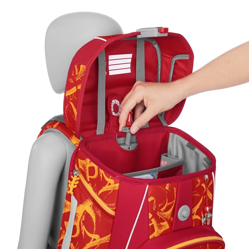 Step by Step Space - Set de mochila escolar 5 piezas (Dragon Toro)