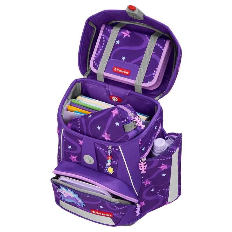 Step by Step Space - Juego de mochila escolar 5 piezas (Pegasus Emily)