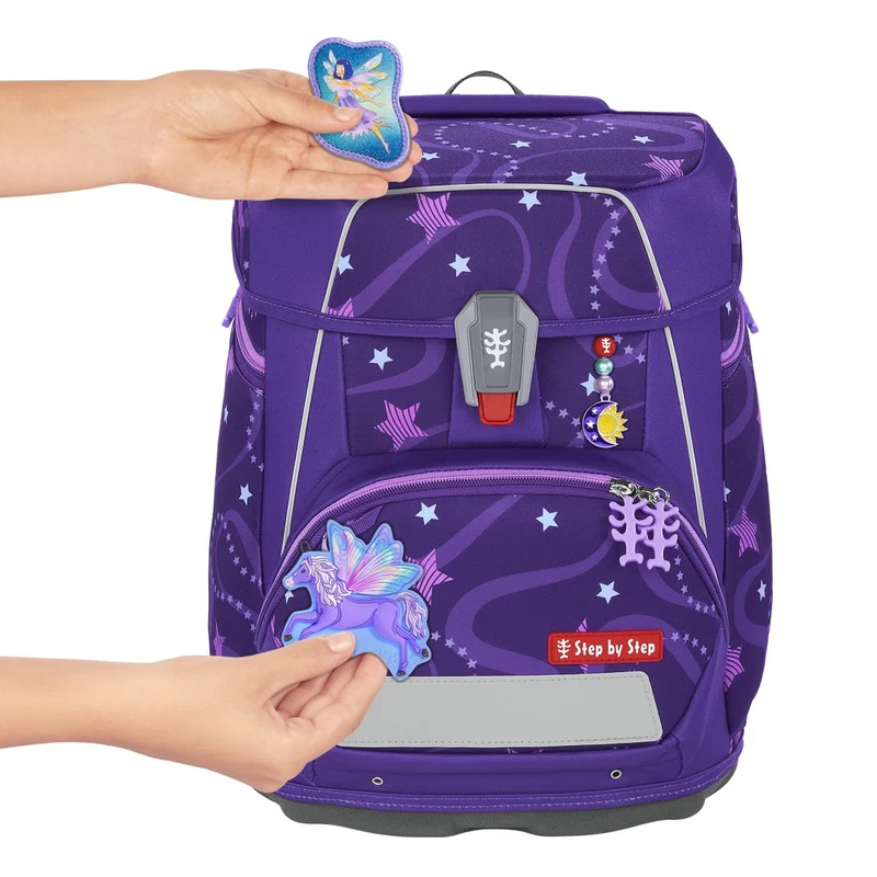 Step by Step Space - Juego de mochila escolar 5 piezas (Pegasus Emily)