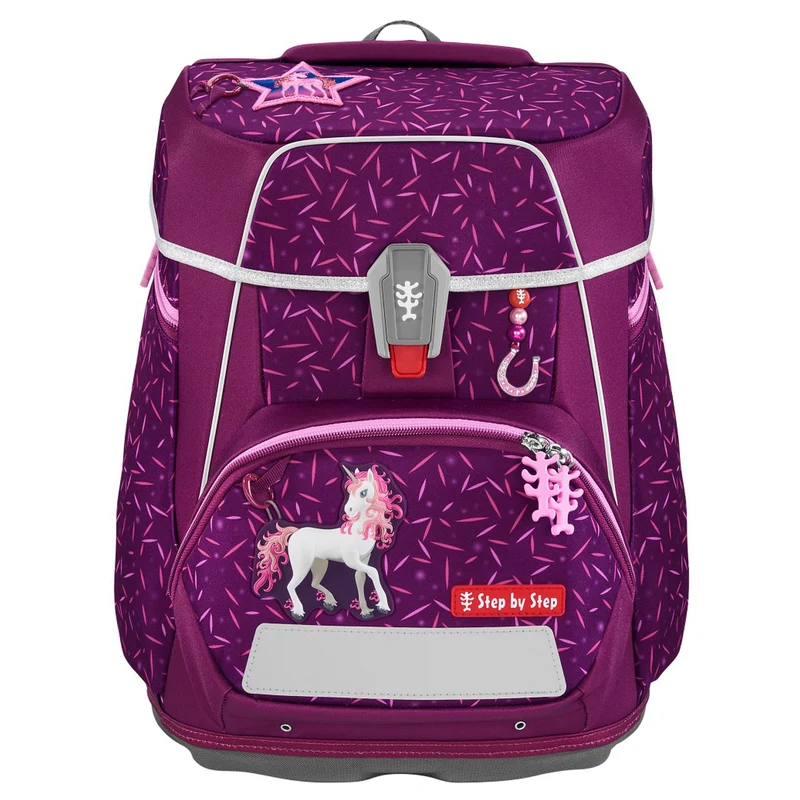 Step by Step Space - Set de mochila escolar 5 piezas (Pretty Unicorn Nuala)