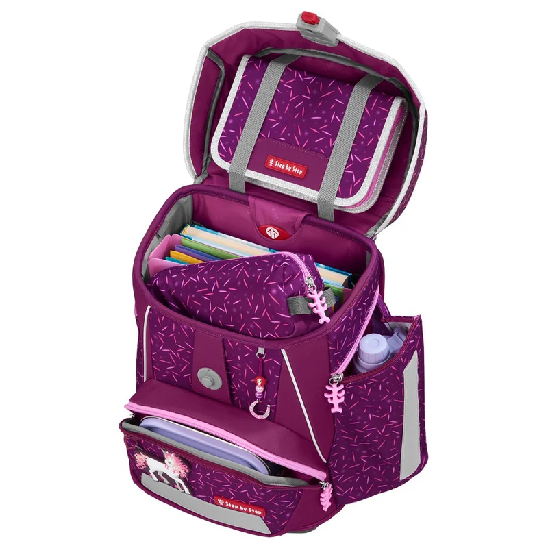 Step by Step Space - Set de mochila escolar 5 piezas (Pretty Unicorn Nuala)