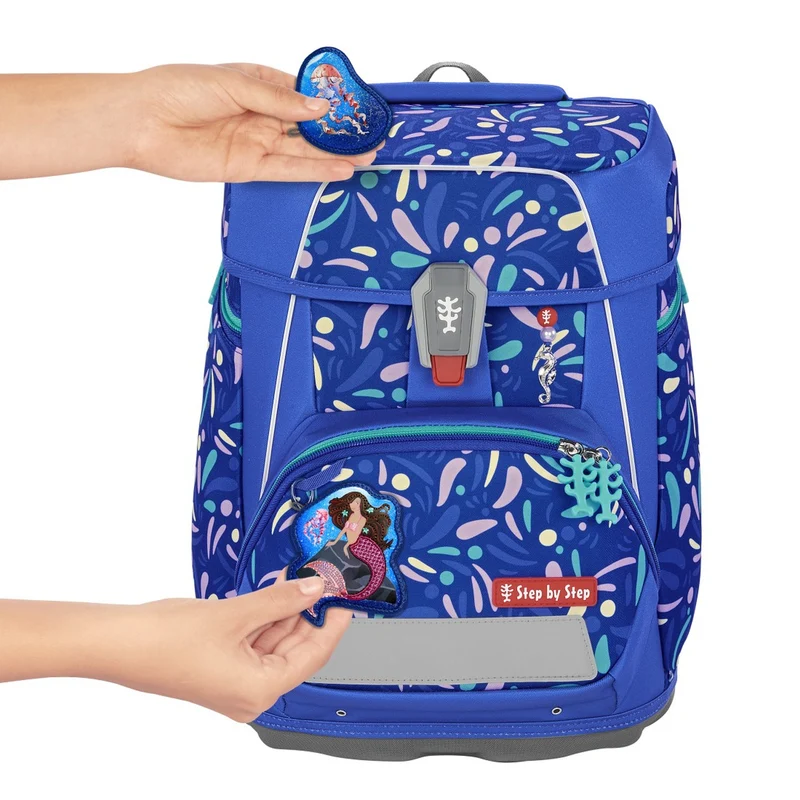 Step by Step Space - Set de mochila escolar 5 piezas (Mermaid Elara)