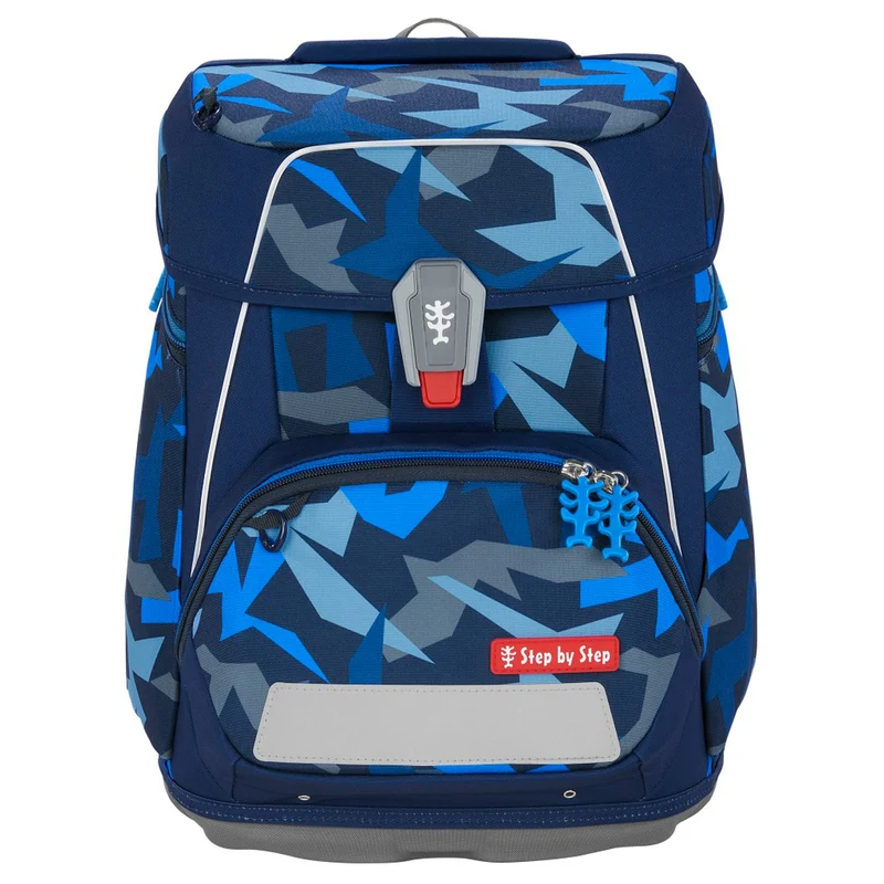 Step by Step Space - Set de mochila escolar 5 piezas (Snow Leopard Arko)