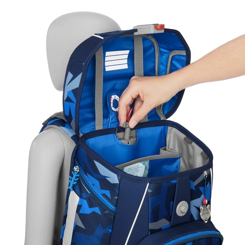 Step by Step Space - Set de mochila escolar 5 piezas (Snow Leopard Arko)