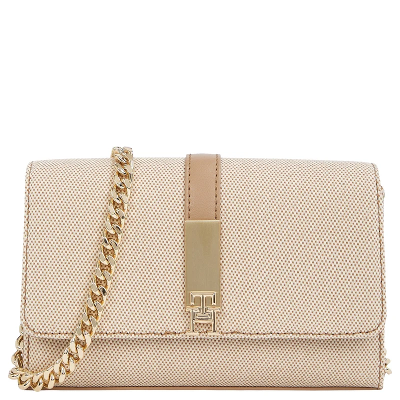 Tommy Hilfiger Heritage Canvas - Bolso bandolera Mini 19 cm (canvas w/safari canvas)