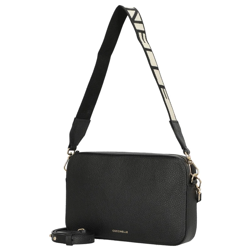 Coccinelle Tebe - Bolso bandolera 24 cm (noir)