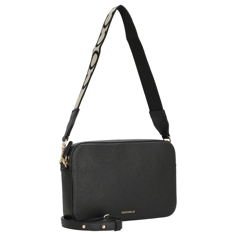 Coccinelle Tebe - Bolso bandolera 24 cm (noir)