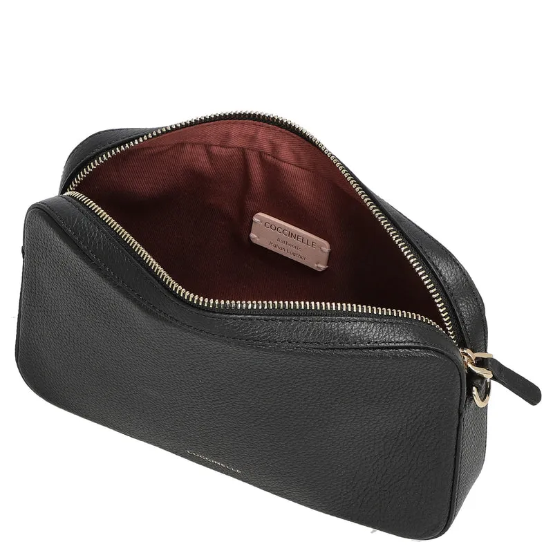 Coccinelle Tebe - Bolso bandolera 24 cm (noir)