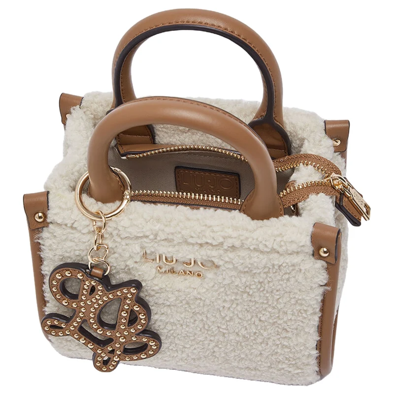 Liu Jo Ridhi Xs Tote - Bolso bandolera 18 cm (cream)