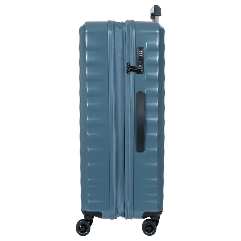 Brics Nausicaa - Trolley de 4 ruedas 79 cm expandible (grey blue)