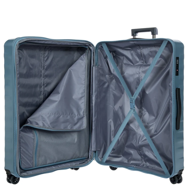 Brics Nausicaa - Trolley de 4 ruedas 79 cm expandible (grey blue)