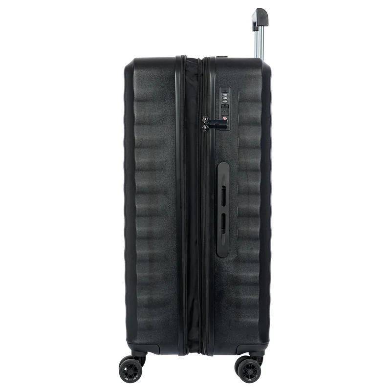 Brics Nausicaa - Trolley de 4 ruedas 79 cm expandible (black)