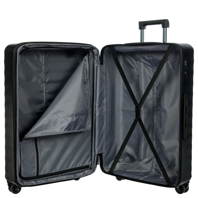 Brics Nausicaa - Trolley de 4 ruedas 79 cm expandible (black)