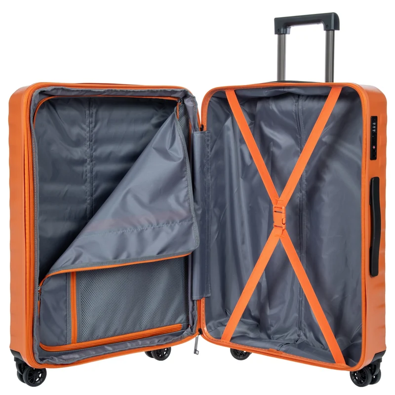 Brics Nausicaa - Trolley de 4 ruedas 79 cm expandible (orange)