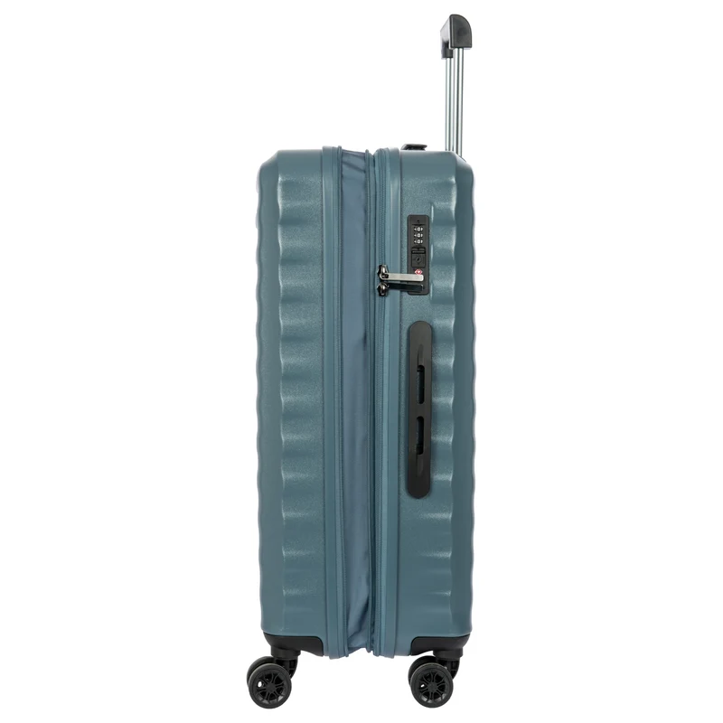 Brics Nausicaa - Trolley de 4 ruedas 69.5 cm expandible (grey blue)