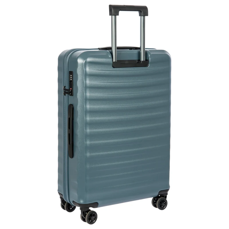Brics Nausicaa - Trolley de 4 ruedas 69.5 cm expandible (grey blue)