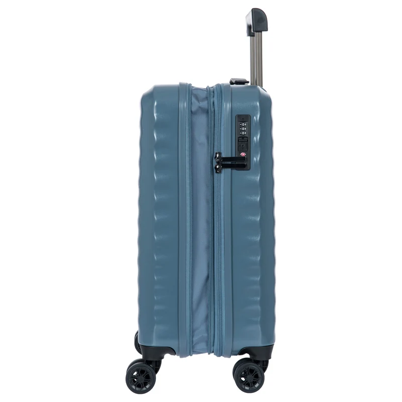 Brics Nausicaa - Trolley de cabina de 4 ruedas 55 cm expandible (grey blue)