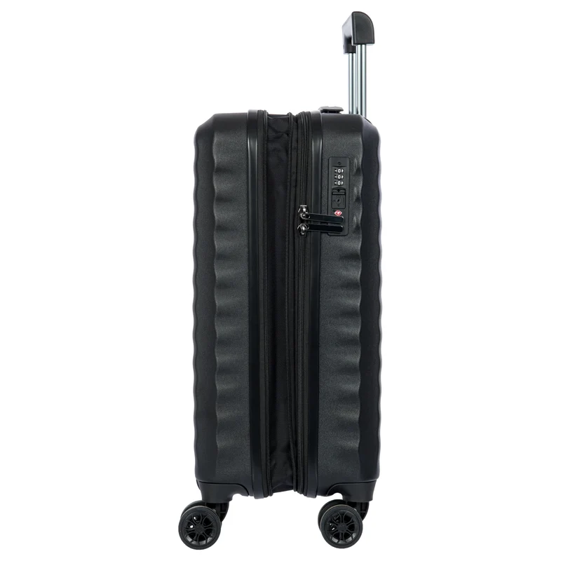 Brics Nausicaa - Trolley de cabina de 4 ruedas 55 cm expandible (black)