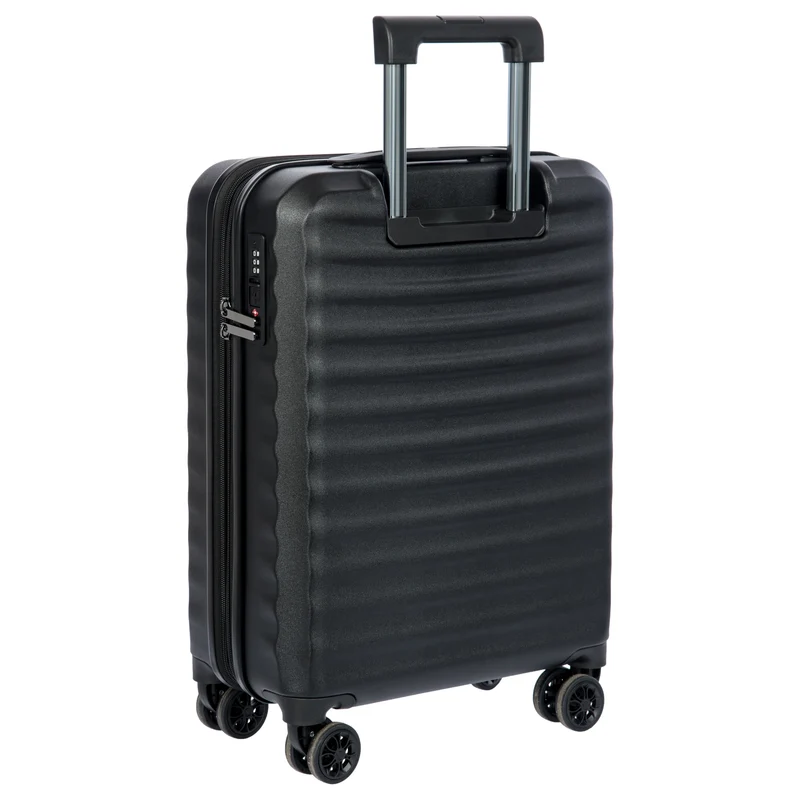 Brics Nausicaa - Trolley de cabina de 4 ruedas 55 cm expandible (black)