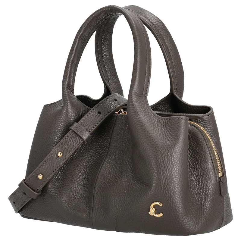 Coccinelle Nell - Bolso de mano 26 cm (fango)