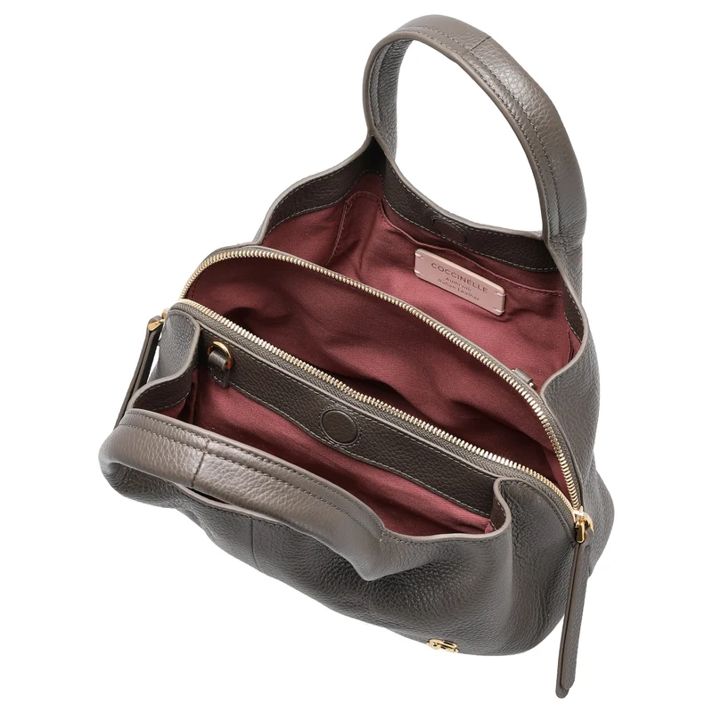 Coccinelle Nell - Bolso de mano 26 cm (fango)