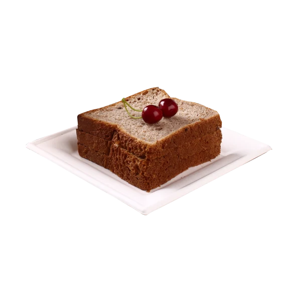 Plato Cuadrado Caña de Azúcar 16x16cm