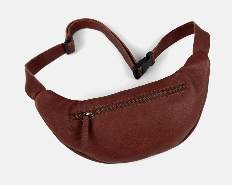 Riñonera bandolera CUIROTS Classic de piel