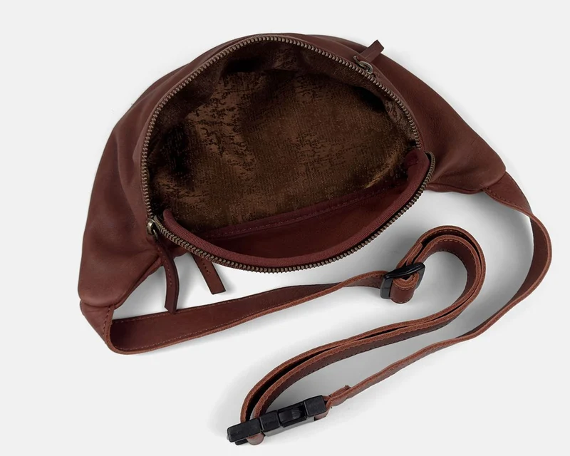 Riñonera bandolera CUIROTS Classic de piel