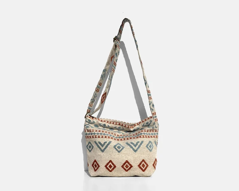 Bolsa bandolera mediana MINIOTS étnico caldera