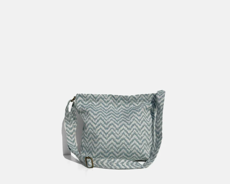 Bolsa bandolera mediana MINIOTS étnico azul
