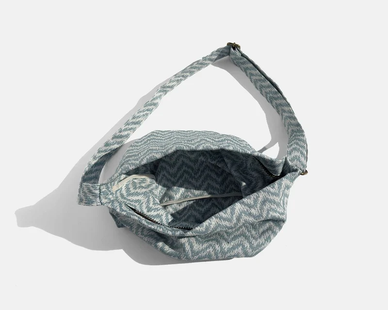 Bolsa bandolera mediana MINIOTS étnico azul