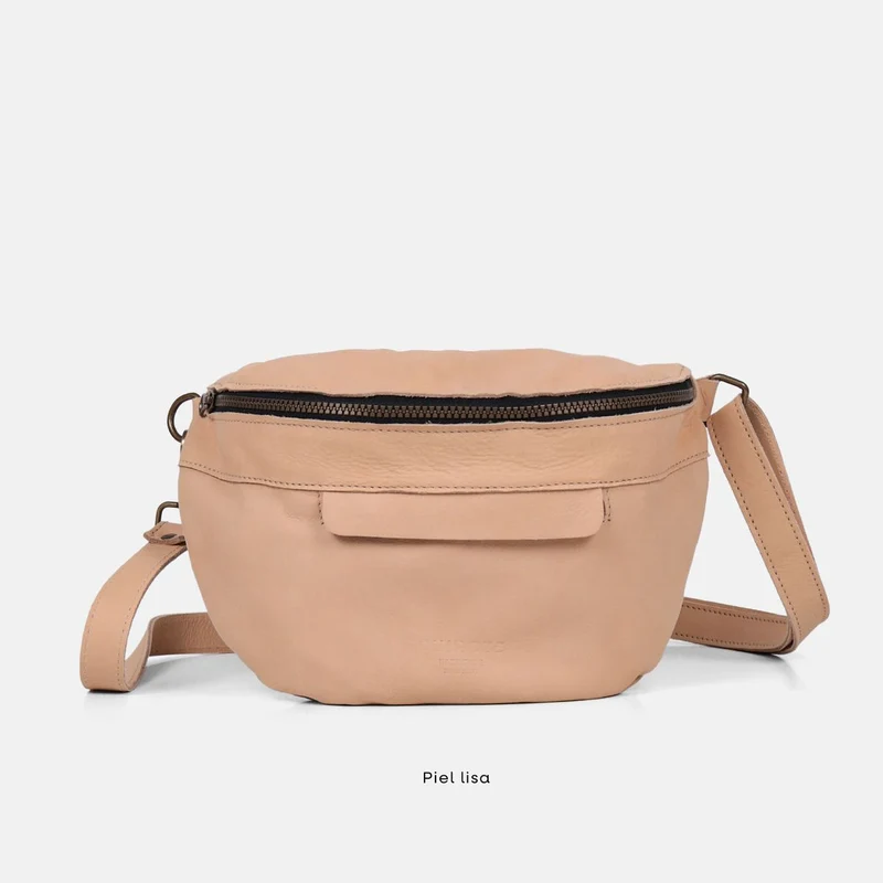Bandolera tipo riñonera mediana CUIROTS Australia de piel