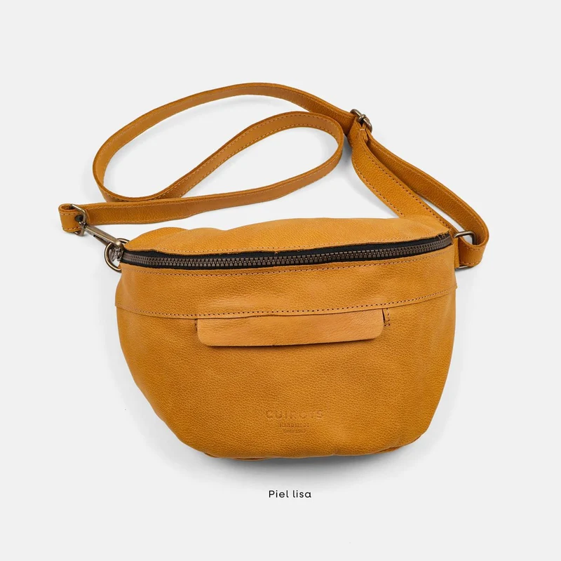 Bandolera tipo riñonera mediana CUIROTS Australia de piel