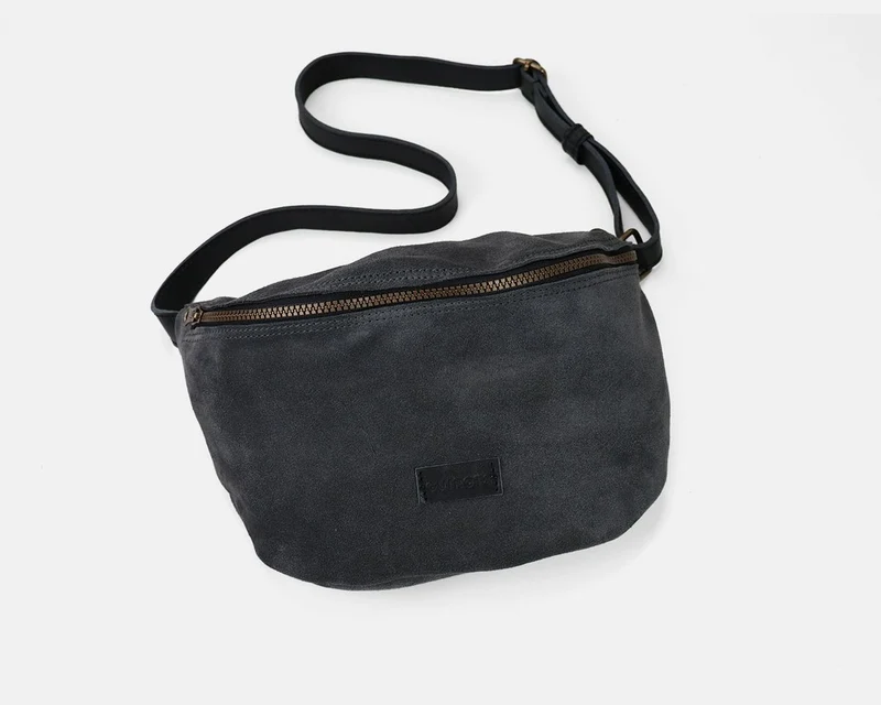 Bandolera tipo riñonera CUIROTS Zoe serraje