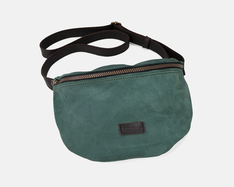 Bandolera tipo riñonera CUIROTS Zoe serraje