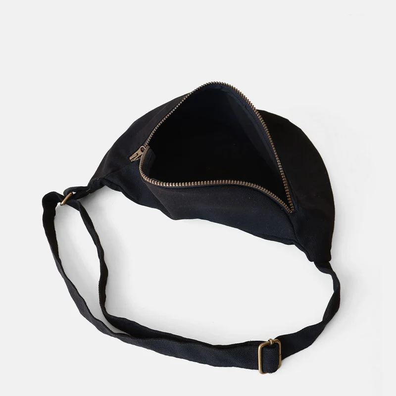 Bandolera riñonera grande MINIOTS MiniCanva con efecto lavado