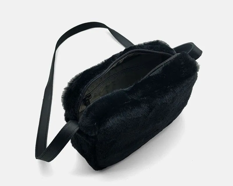 Bandolera mediana CUIROTS Grosseto con pelito