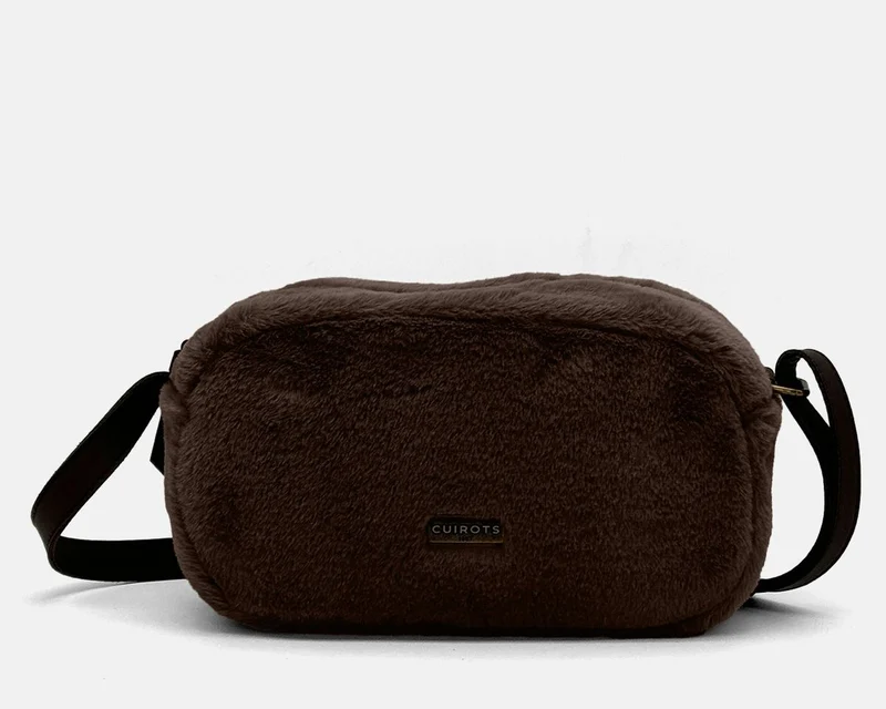 Bandolera mediana CUIROTS Grosseto con pelito