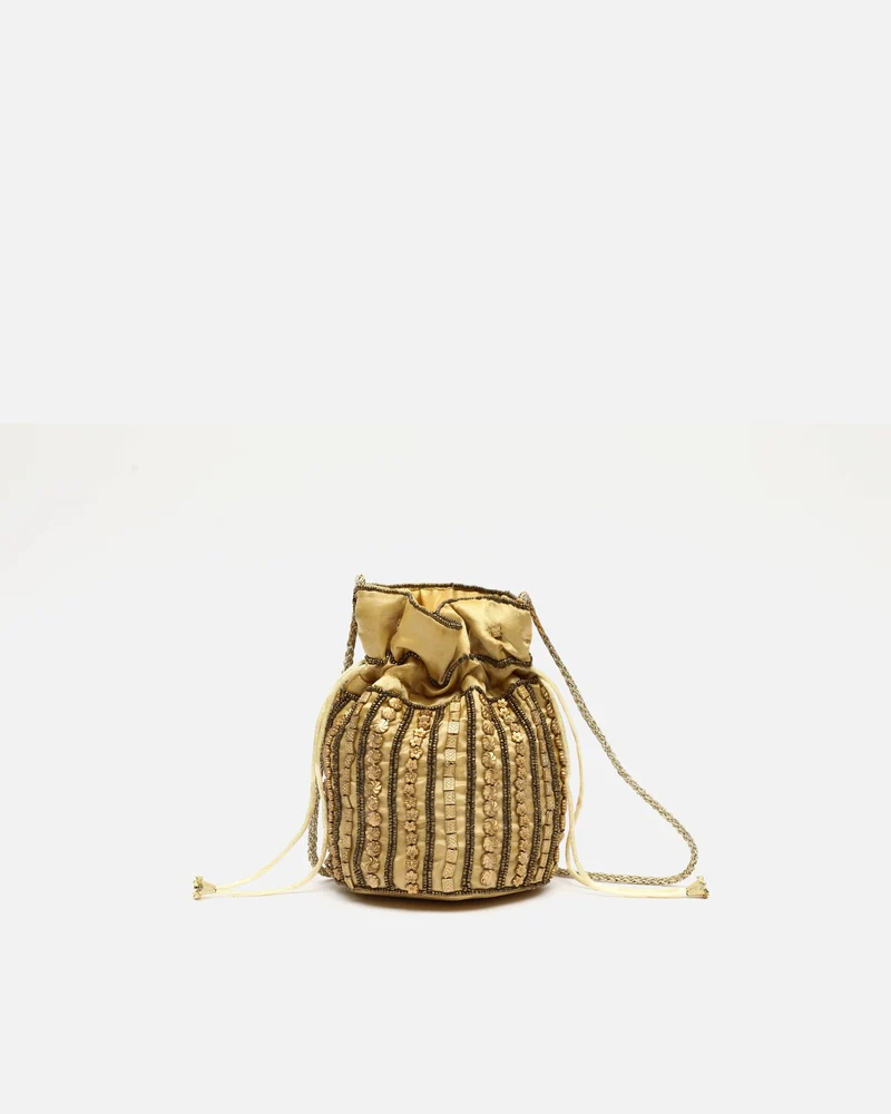 Saqui bolso de fiesta con abalorios