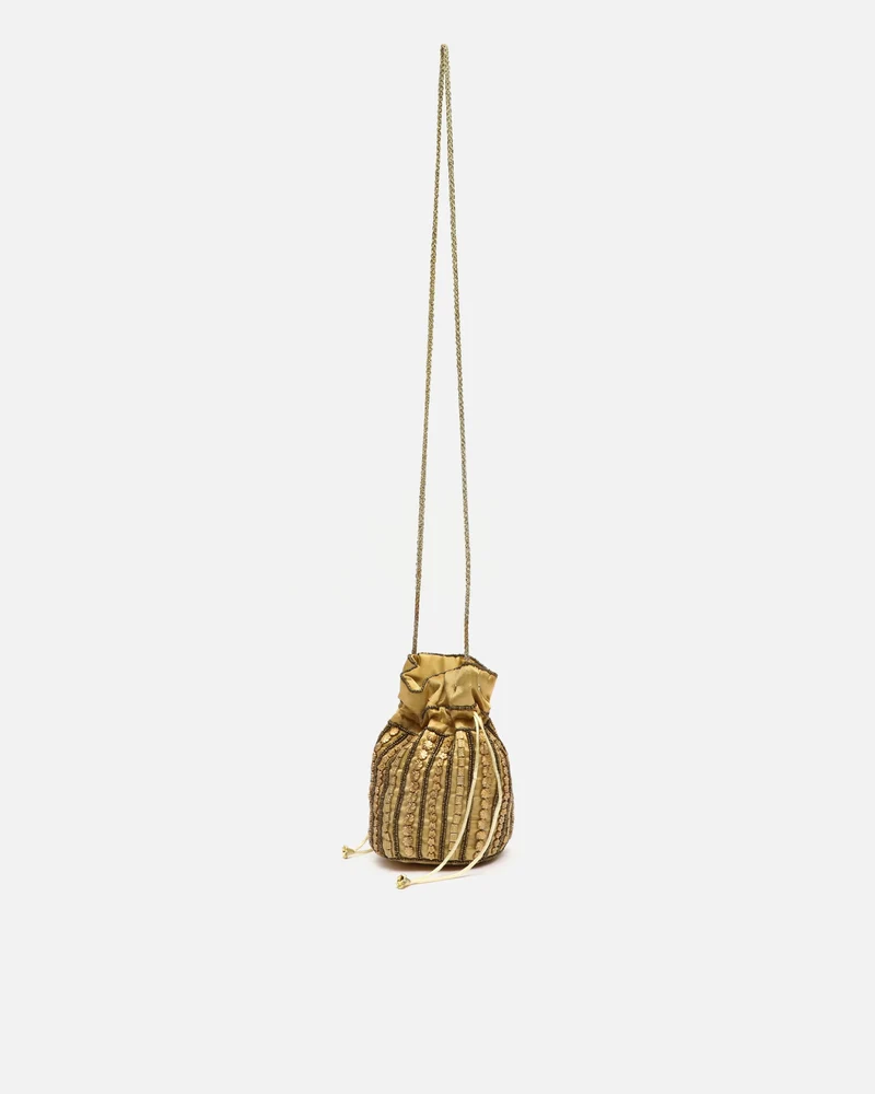 Saqui bolso de fiesta con abalorios