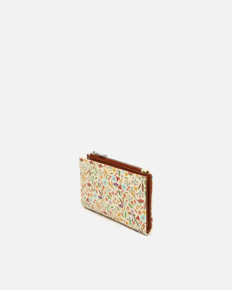 Acrosi monedero mediano estampado